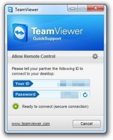 Start Teamviewer voor Windows
